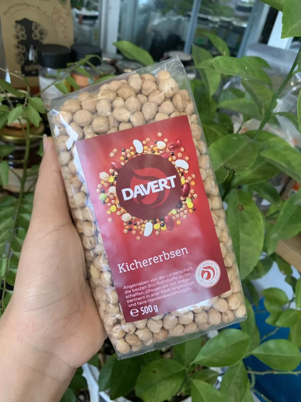 Đậu gà hữu cơ Davert