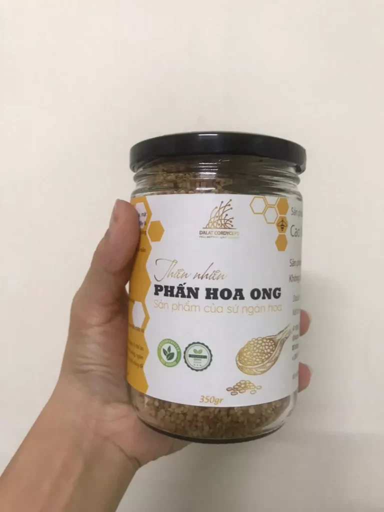 phấn hoa mật ong dalat cordyceps